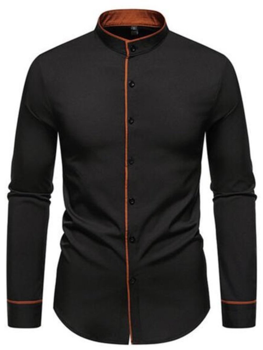 Men's Slim Fit Long Sleeve Shirt - Picture 4 of 11